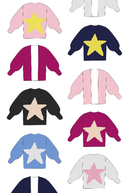 *CUSTOM* Star Colossal Knit Cardigan