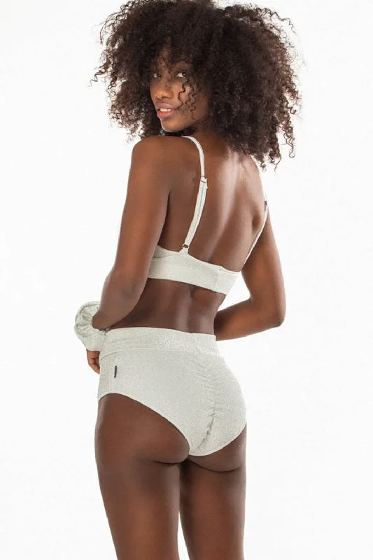 Cyra white high waisted bottom