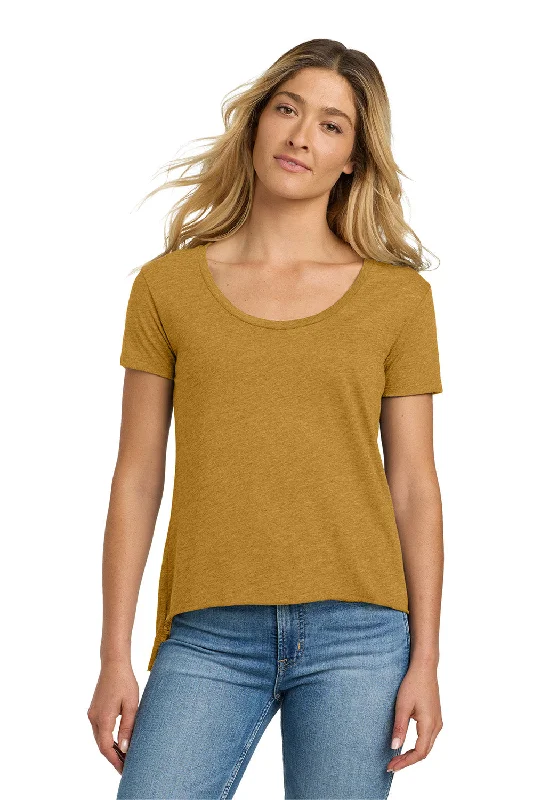 Next Level Womens Festival Short Sleeve Crewneck T-Shirt - Antique Gold