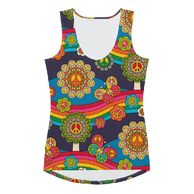 HIPPIE PARK - Tank Top with hip rainbows