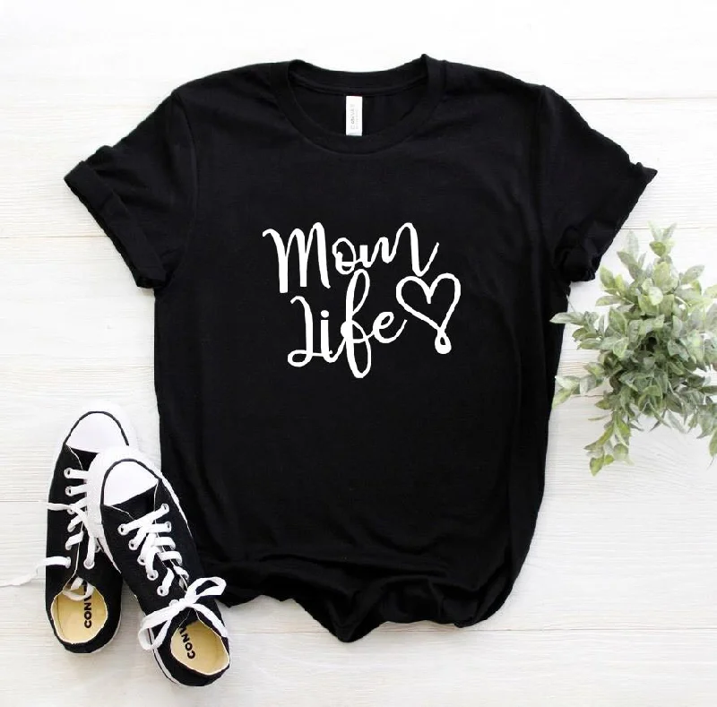 Mom Life Slogan T-Shirt (MRK X)