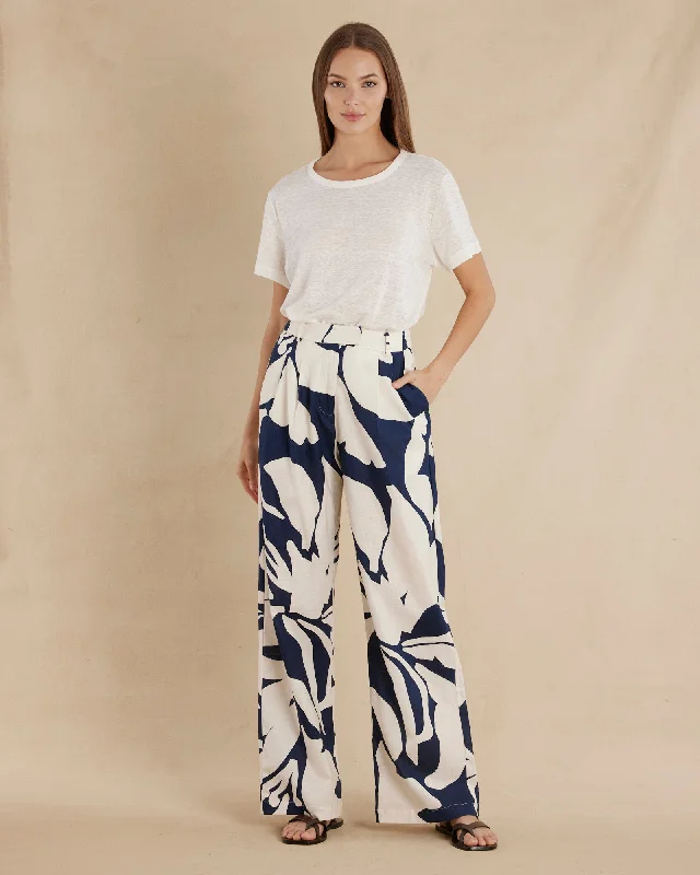 Zaffira Linen Pant