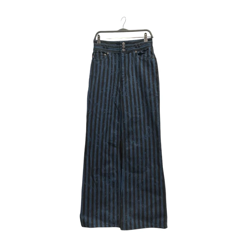 MARC JACOBS/Straight Pants/28/Stripe/Cotton/BLU/High Waisted Pants