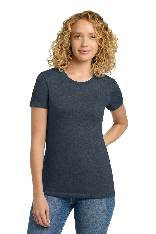 Next Level Womens CVC Jersey Short Sleeve Crewneck T-Shirt - Indigo Blue