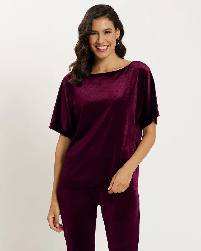 Sophie Top - Stretch Velvet