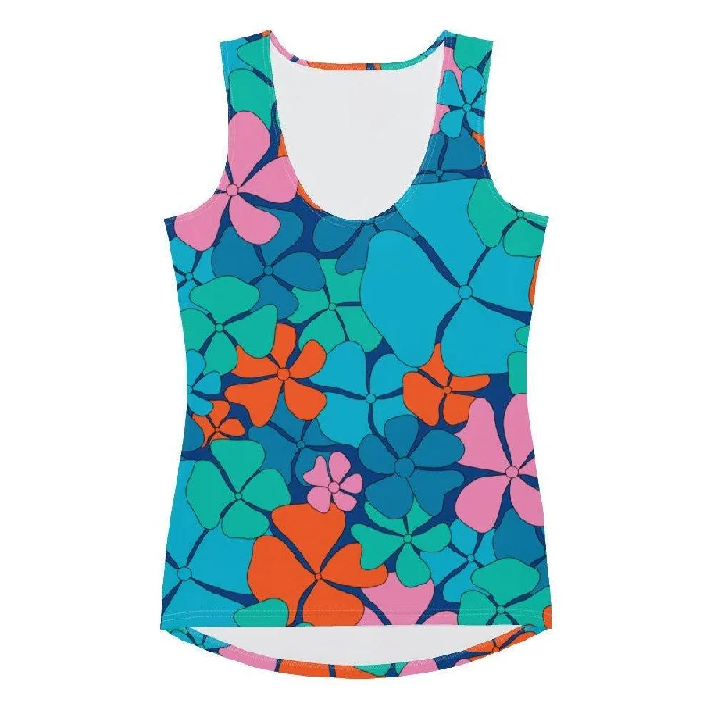 ADELIE orange blue - Tank Top