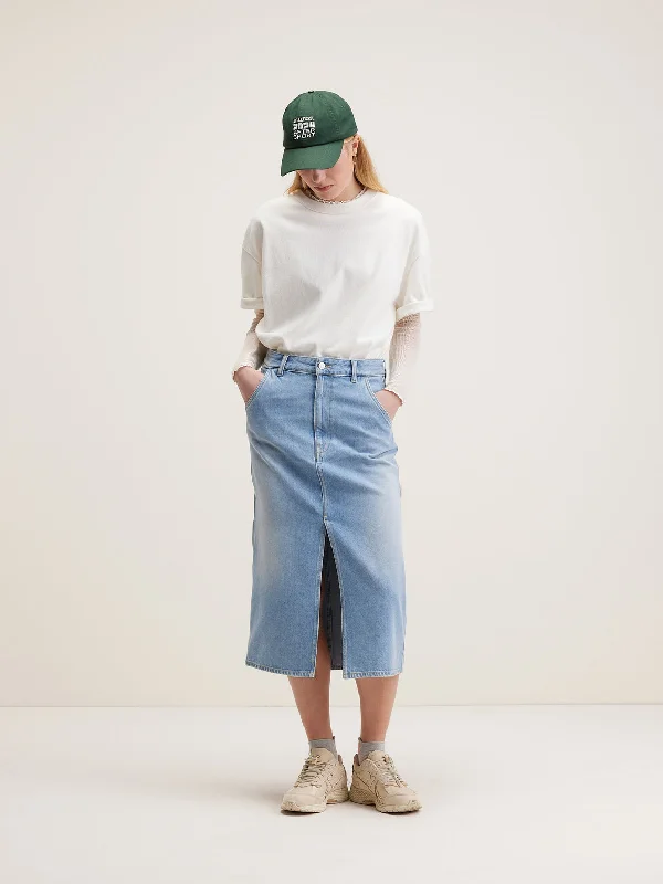 Denim Skirt Pluie D0 Pluie D0519 Vintage-Blue