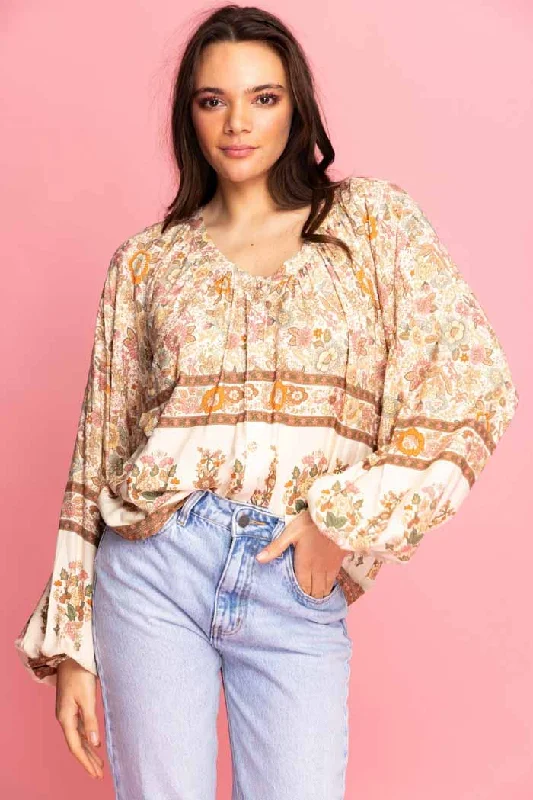 Madeline Blouse Viscose Boho