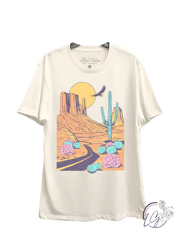 Desert Road Graphic Top