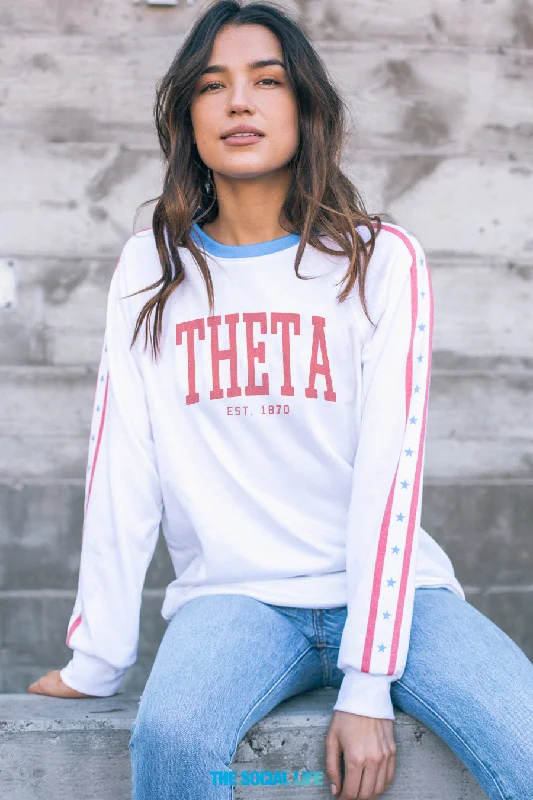 Kappa Alpha Theta Olympic Raglan Crewneck