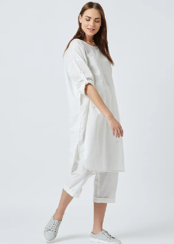 White tunic set