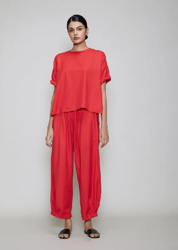 Ekin & Hera Co-ord Set Red