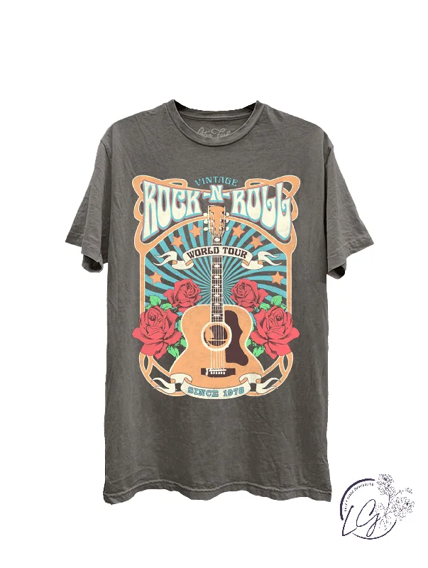 Rock And Roll World Tour Graphic Top