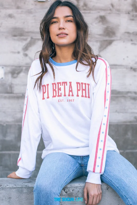 Pi Beta Phi Olympic Raglan Crewneck