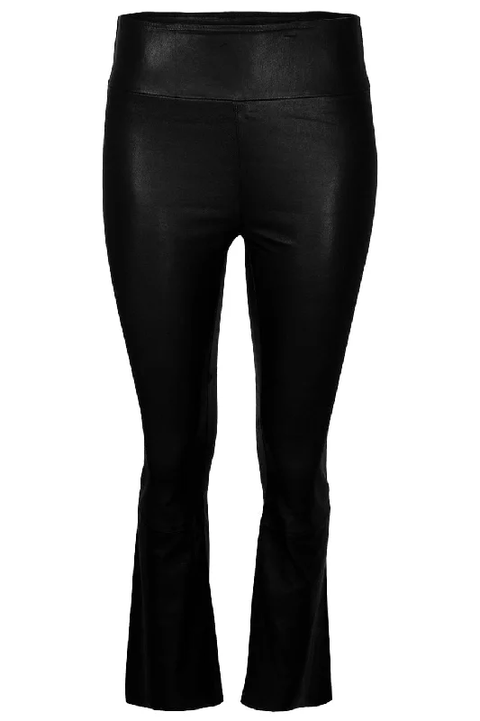 Crop Flare Legging - Black