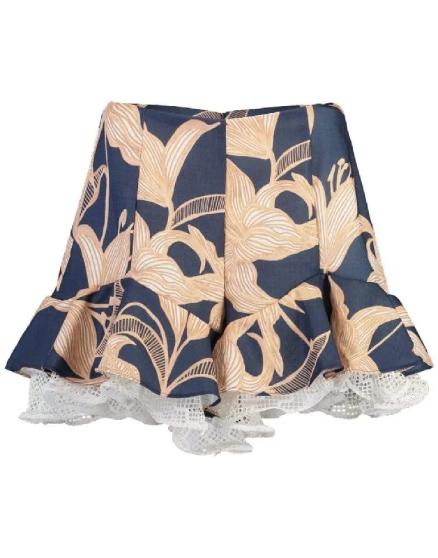 Stargazer Lace Trim Shorts