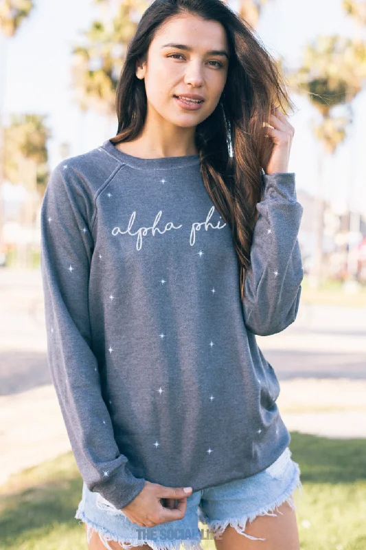 Alpha Phi Stellar Raglan Crewneck