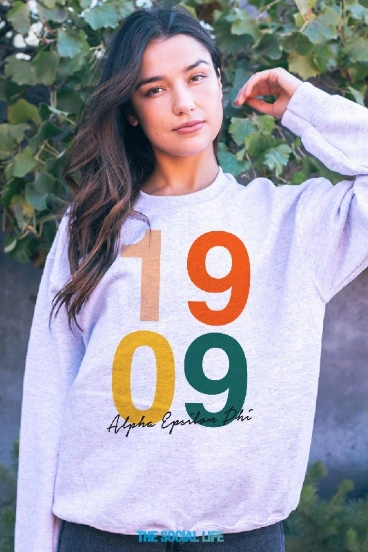 Alpha Epsilon Phi  Big Year Crewneck