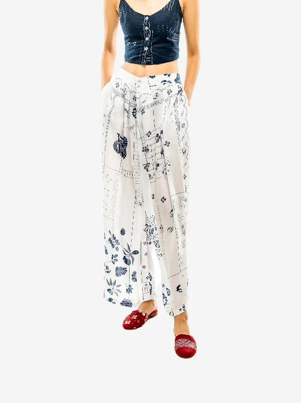 "Tambal" - Two Buttons Maxi Pants