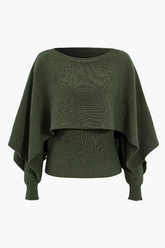 Asymmetrical Long-Sleeve Top