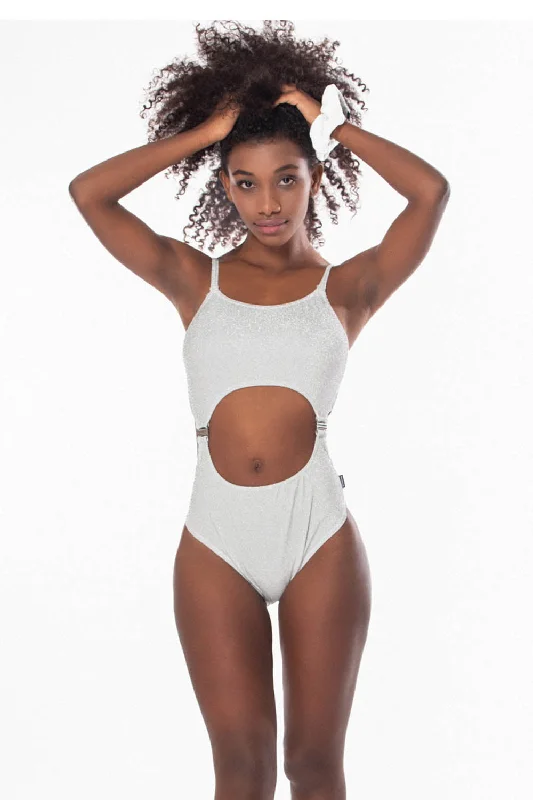 Cyra white leotard