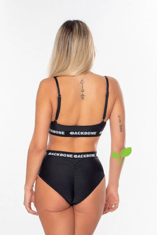 Backbone black high waisted bottom