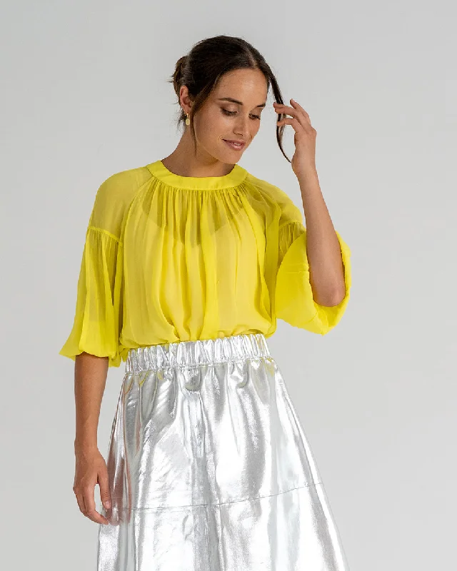 Laurent Blouse - Sunglow Yellow