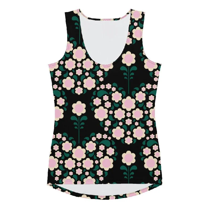 HEARTBEAT pink black - Tank Top